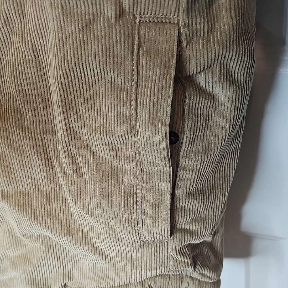 George‎ Men's Tan Corduroy Shirt Jacket